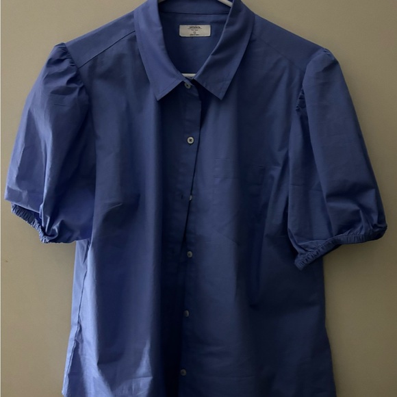 Women Untuckit Stretch Cotton Short-Sleeve Gail Shirt size 12 new - Picture 8 of 10